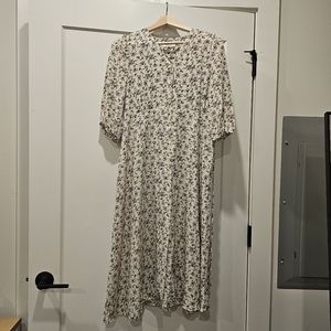 Vintage floral maxi dress